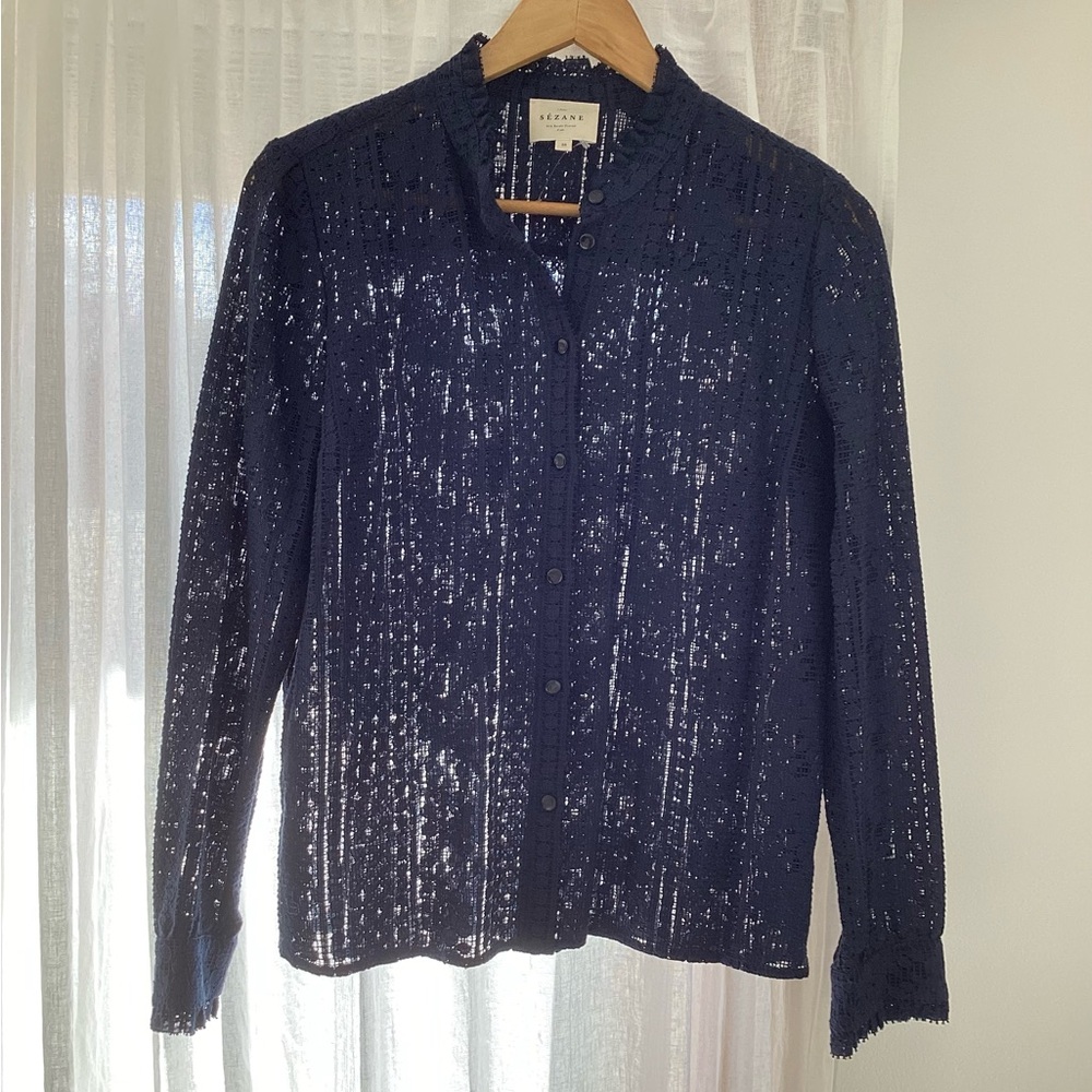 Sézane Cuzco Blouse NWOT - Picture 2 of 4